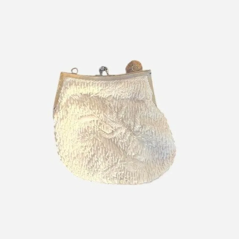 Vintage beaded clutch/purse‎ no handle/strap (acc1)